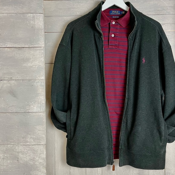 Polo by Ralph Lauren Full Zip Fleece Sweater - Picture 12 of 12